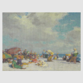 Papel De Seda Tarde de Verão na praia (por E.H. Potthast)