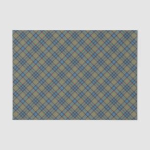 Papel De Seda Tartan Antigo do Clã MacLellan