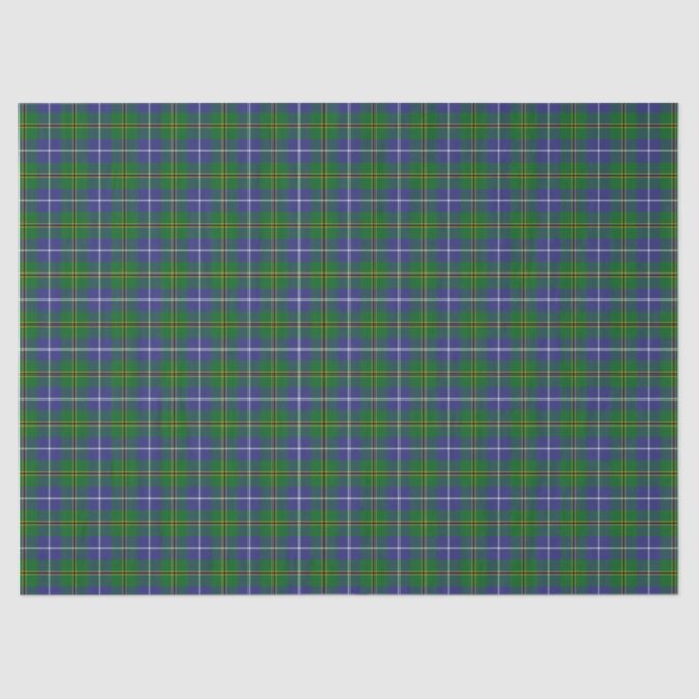 Papel De Seda Tartan da caça de Turnbull (Frente )