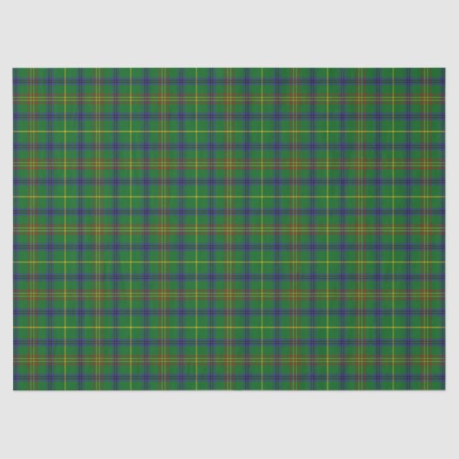 Papel De Seda Tartan de Holmes do clã (Frente )