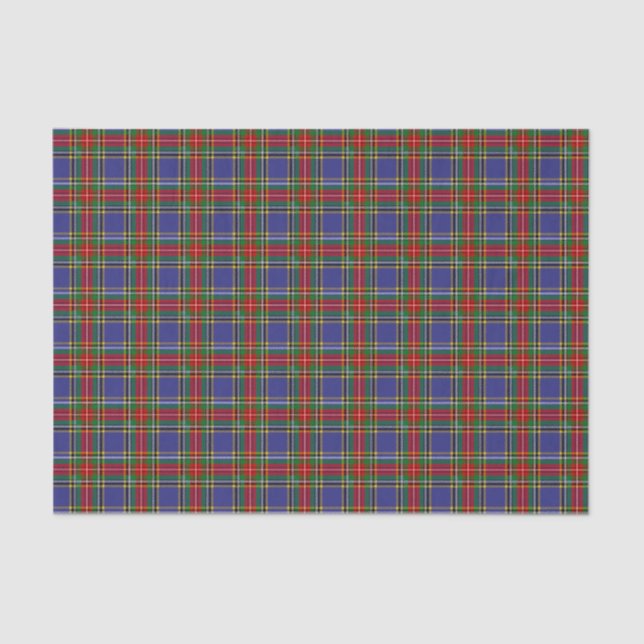 Papel De Seda Tartan de Macbeth do clã (Frente )