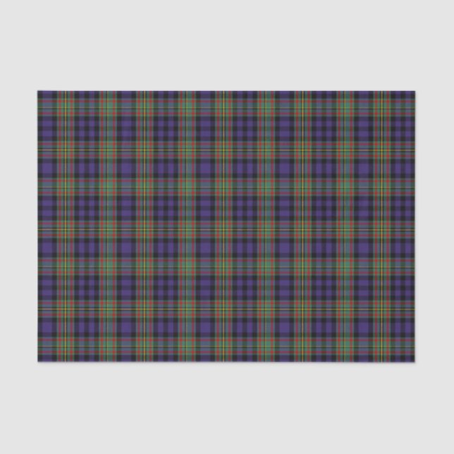 Papel De Seda Tartan de MacLellan do clã (Frente )