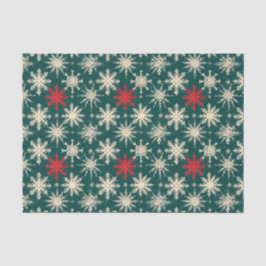 Papel De Seda Tartan de Natal e Árvores Sem Costura