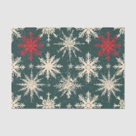 Papel De Seda Tartan de Natal e Árvores Sem Costura