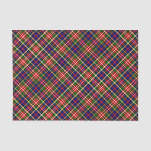 Papel De Seda Tartan do Clã Christie (Frente )