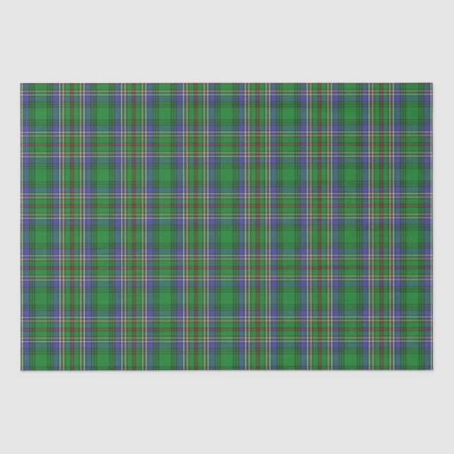 Papel De Seda Tartan do Clã Cockburn (Frente )