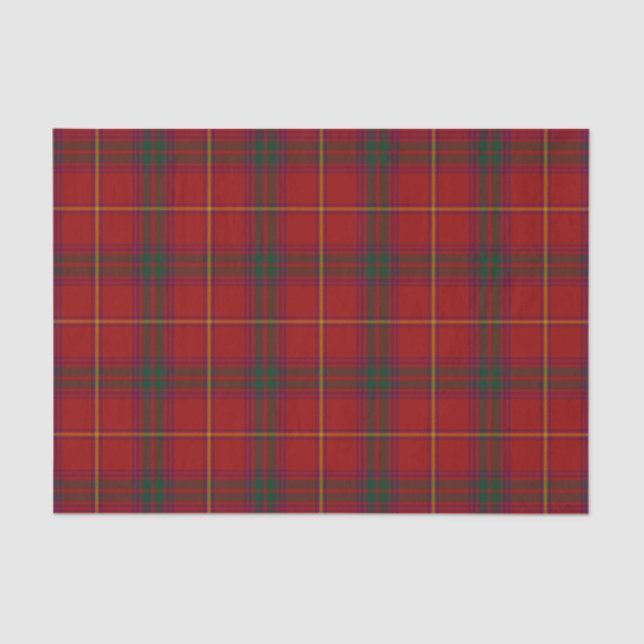 Papel De Seda Tartan do irlandês de Galway do condado (Frente )