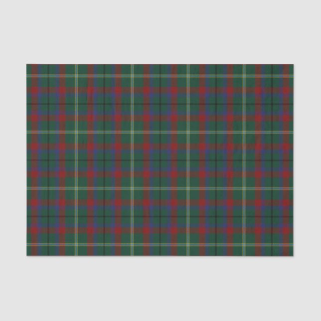 Papel De Seda Tartan do irlandês de Mayo do condado (Frente )