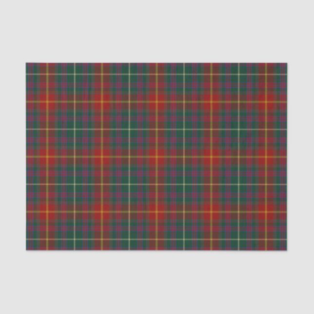 Papel De Seda Tartan do irlandês de Meath do condado (Frente )