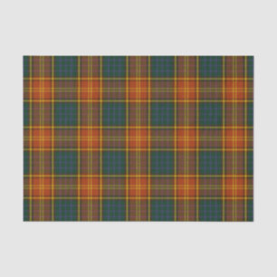 Papel De Seda Tartan do irlandês de Roscommon do condado
