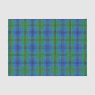 Papel De Seda Tartan escocês de Johnston Johnstone do clã dos