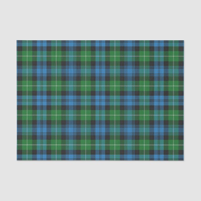 Papel De Seda Tartan escocês de Lamont do clã dos presentes (Frente )