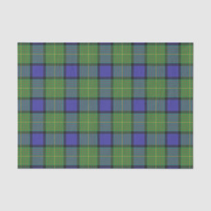 Papel De Seda Tartan escocês de Muir do clã dos presentes