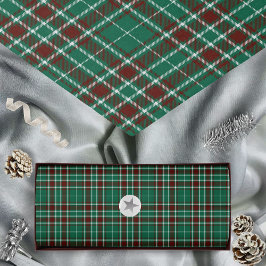 Papel De Seda Tartan - Vermelho Verde Russo Branco