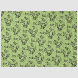 Papel De Seda Tartarugas marinhas em verde