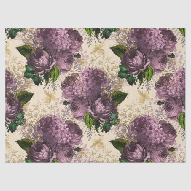 Papel De Seda Tea Garden Bee Series Design 44 (Frente )