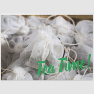 Papel De Seda Tea Time Bag para amantes de chá