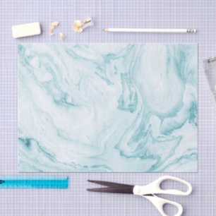 Papel De Seda Teal Marble