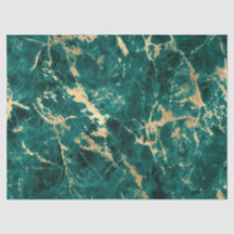 Teal moderno e Dourado padrão mármore