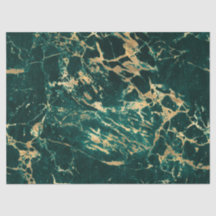 Teal moderno e Dourado padrão mármore