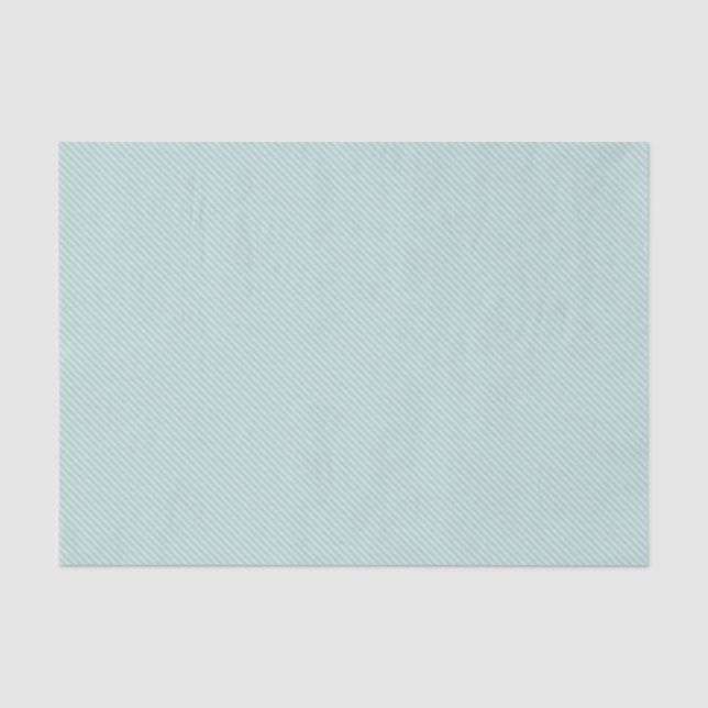 Papel De Seda Teal Pinstripe (Frente )