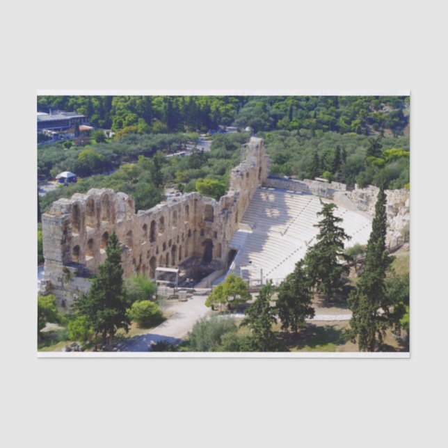 Papel De Seda Teatro de Herod Atticus - Atenas (Frente )