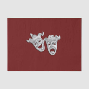 Papel De Seda Teatro Máscara Comédia e Tragédia