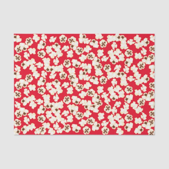 Papel De Seda Teatro Popcorn Festa de aniversário (Frente )