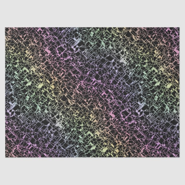 Papel De Seda techno rainbo : (Frente )