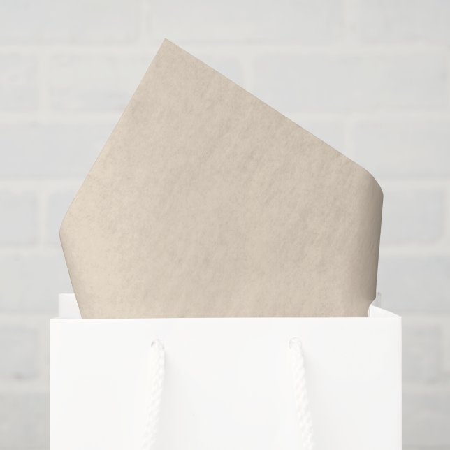 Papel De Seda Tecido bege de champanhe para apresentação de pres (Sacola de presentes)