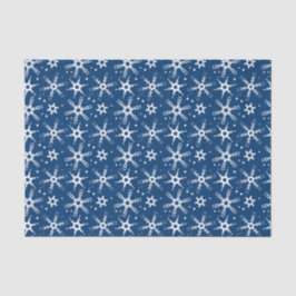 Papel De Seda Tecido com floco de neve moderno com todos os padr