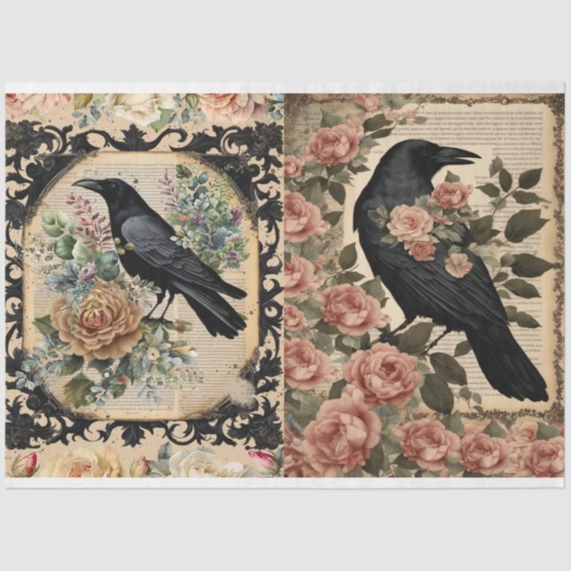 Papel De Seda Tecido coroa (Frente )