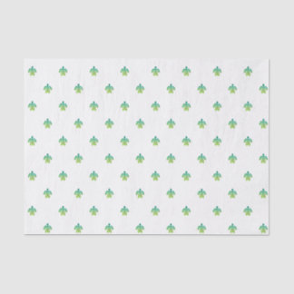 Papel De Seda Tecido da tartaruga - verde