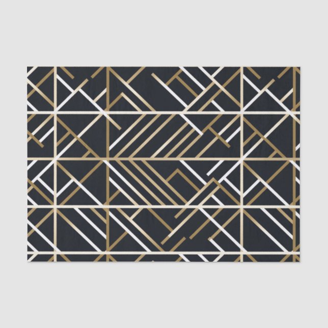 Papel De Seda Tecido de Abstrato artístico - Fernsby (Frente )
