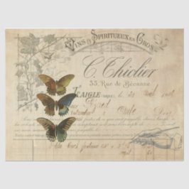 Papel De Seda Tecido de Decoupage das coisas efêmeras