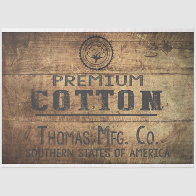 Papel De Seda Tecido de Decoupage de Taxa de Algodão Premium Vin (Frente )