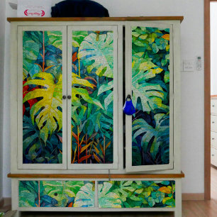 Papel De Seda Tecido de dissociação tropical