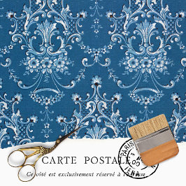 Papel De Seda Tecido de dissociação vitoriano da textura russa d