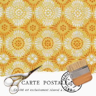 Papel De Seda Tecido de dissociação vitoriano da textura russa d