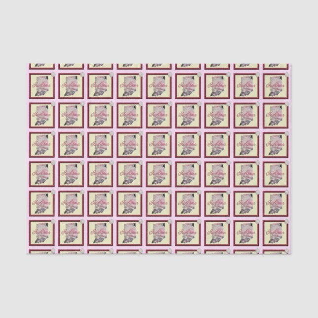 Papel De Seda Tecido de empacotamento - ÍNDIANA - Ícone de empac (Frente )