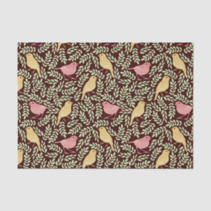 Papel De Seda Tecido de impressão de aves