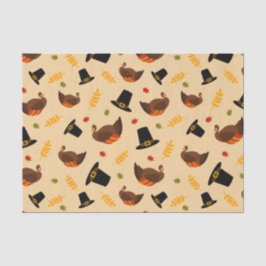 Papel De Seda Tecido de janto de peru Feriado de Ação de Graças