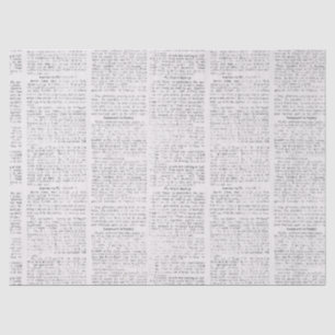 Papel De Seda Tecido de jornal