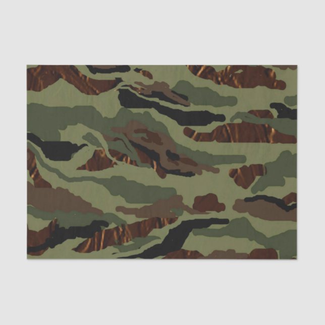 Papel De Seda Tecido de padrão de camuflagem MVB (Frente )