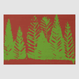 Papel De Seda Tecido de pinheiro excêntrico