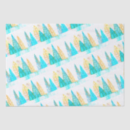 Papel De Seda Tecido de pinheiro excêntrico