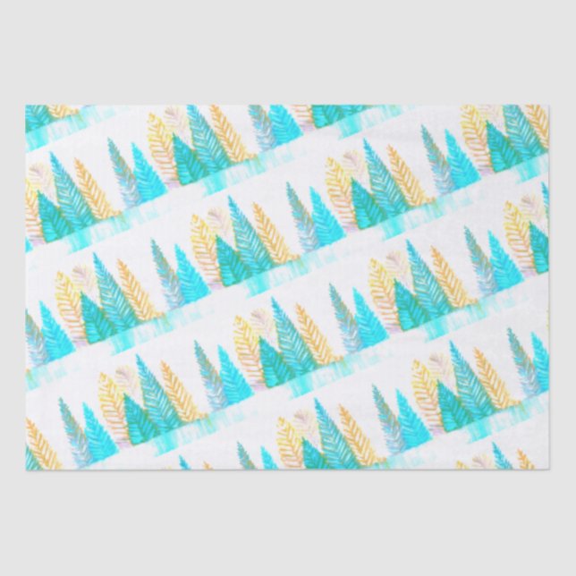 Papel De Seda Tecido de pinheiro excêntrico (Frente )