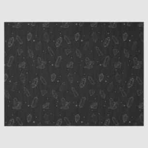 Papel De Seda Tecido Mágico Padrão de Cristal Chic Holográfico