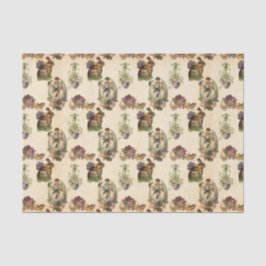 Papel De Seda Tecido partido com pasta mista de Páscoas