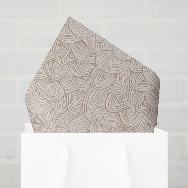 Papel De Seda Tecido Quântico - Neutro Quente (Sacola de presentes)